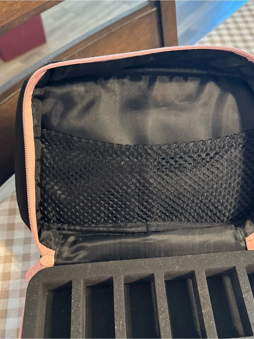 Mary Kay Black and Pink Travel Makeup Case